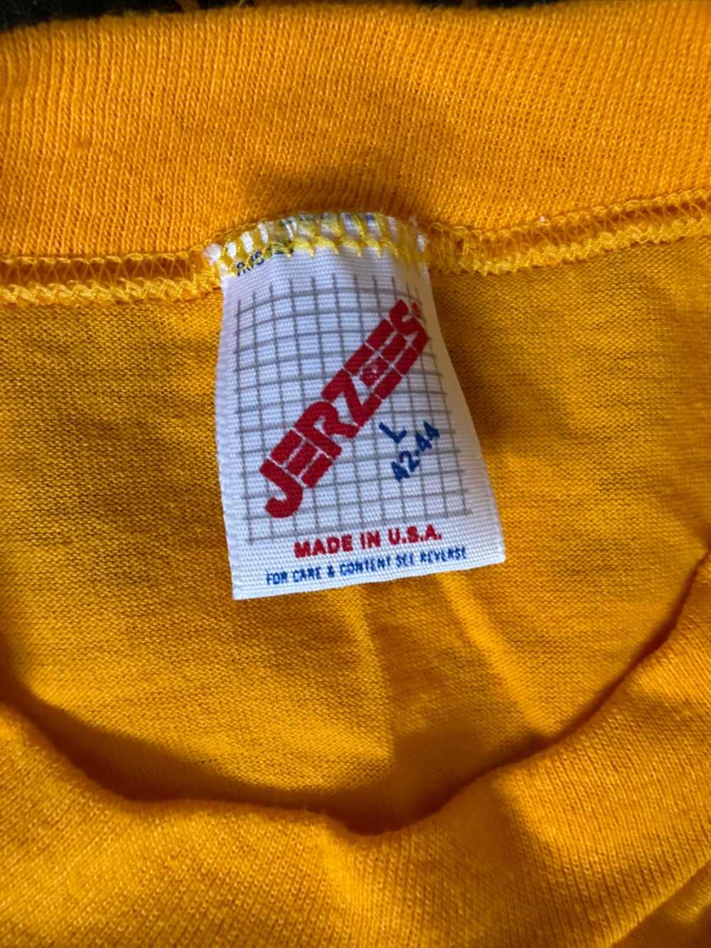 Vintage University of Iowa Herky The Hawk T-Shirt Jerzees Tag - Picture 5 of 7